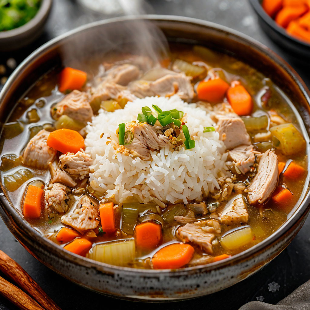 Суп с индейкой и рисом