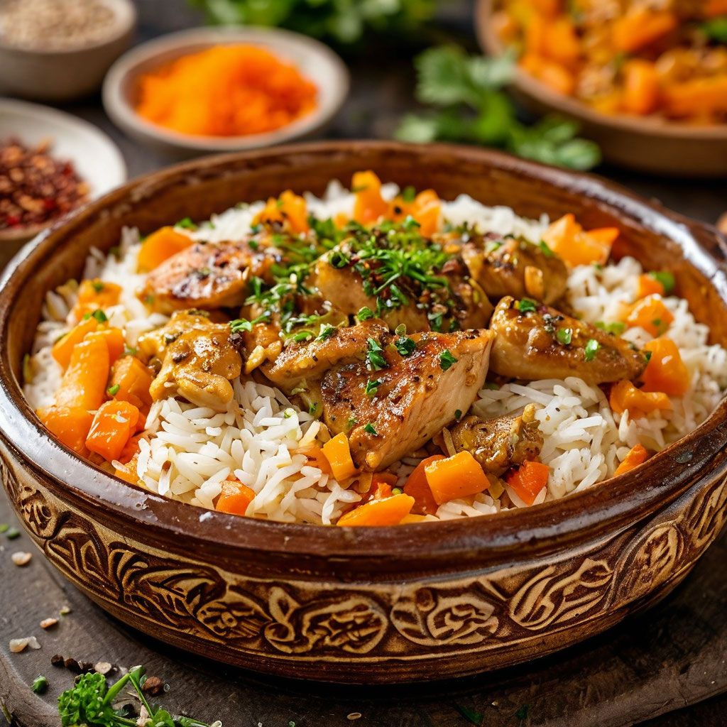 Плов с курицей